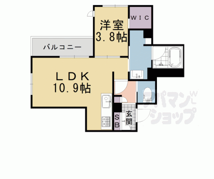 【シャーメゾンさくら】間取