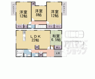 【横大路長畑町貸家】