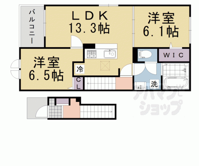 【プレジール山崎】間取