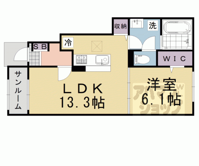 【プレジール山崎】間取