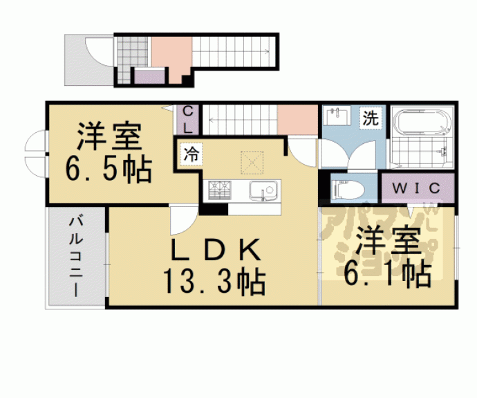 【プレジール山崎】間取