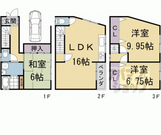 【上京区笹屋町貸家２－５６７－２】