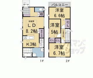 【竹田内畑町貸家】