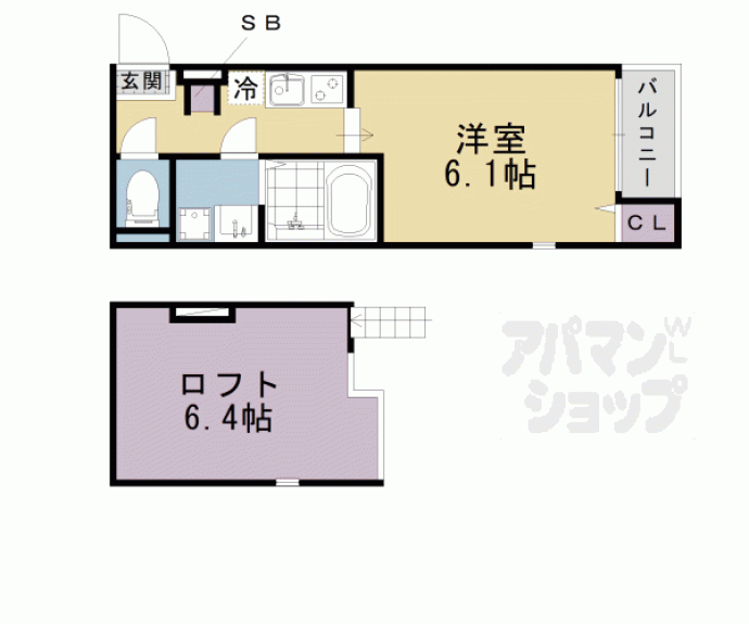 【エスカラーダＴＡＫＥＤＡ】間取