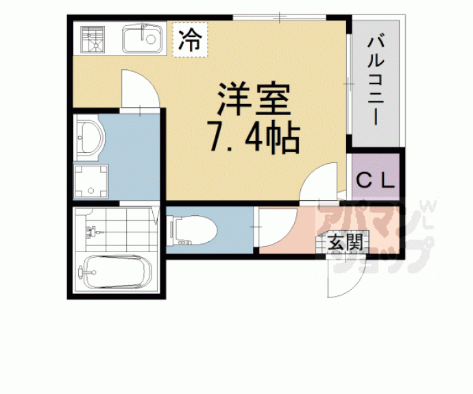 【Ｌｕｎａ　Ｔｅｒｒａｃｅ】間取