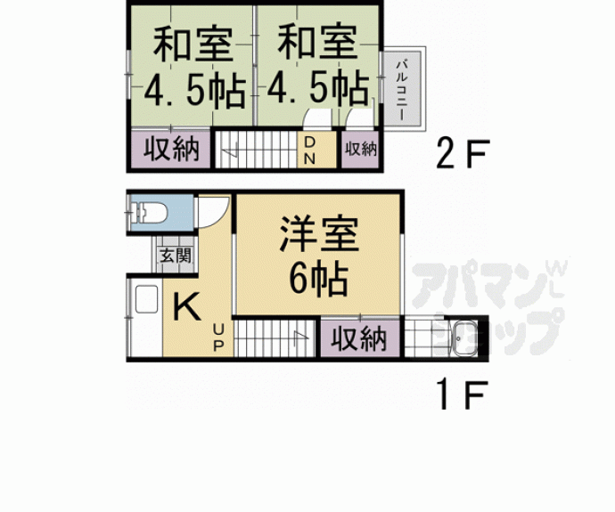 【納所星柳貸家】間取