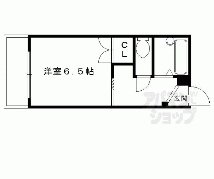 【コスモハイツ竹新】間取