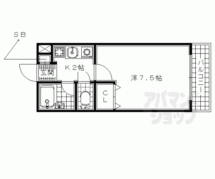 【ドミール伊勢田】間取