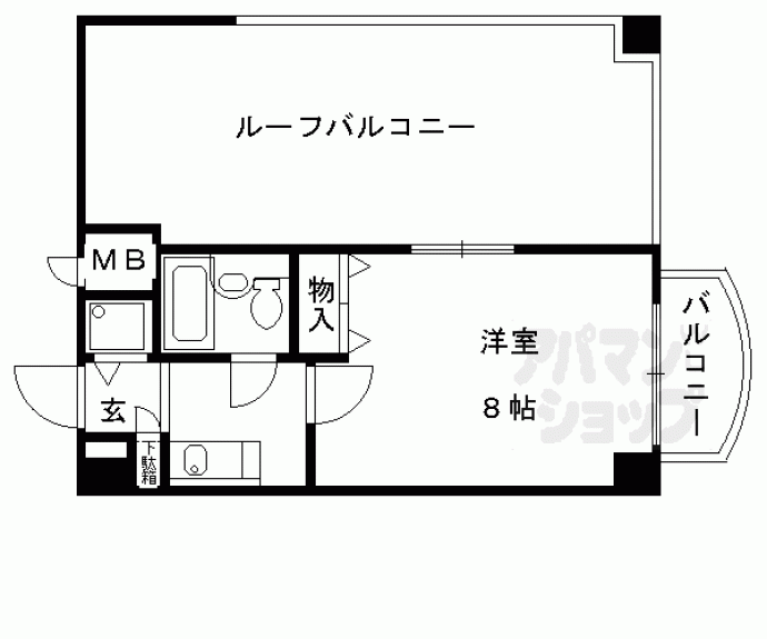 【パラドール伏見】間取