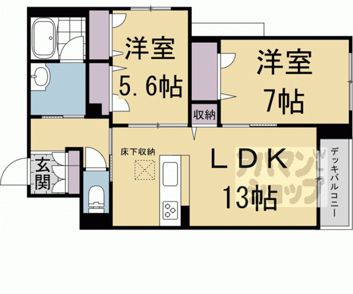 【シャーメゾン烏丸五条】間取