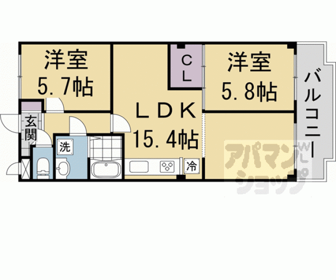 【メゾンフェニックス】間取