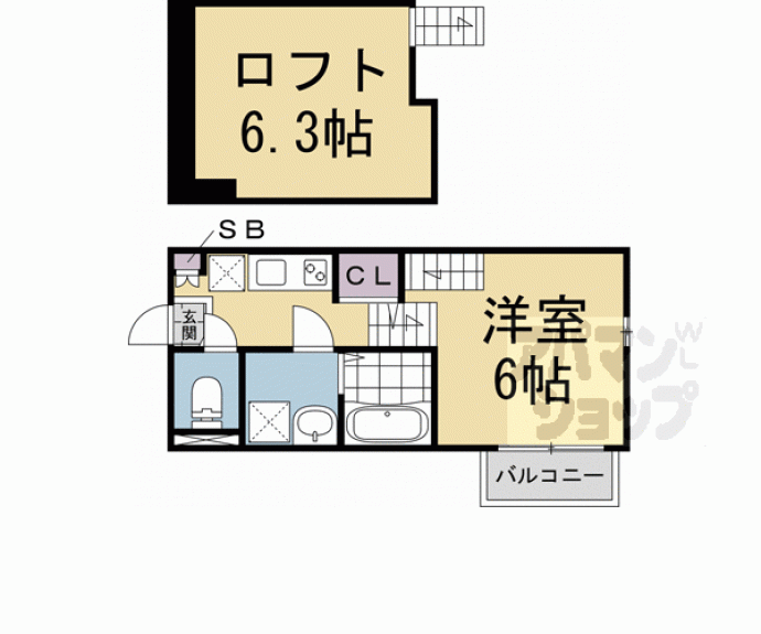 【プランドールＳ花園寺ノ前町】間取