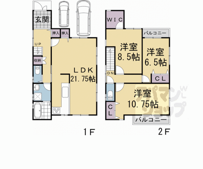 【久我御旅町貸家（久我御旅町２６期　３１号地）】間取