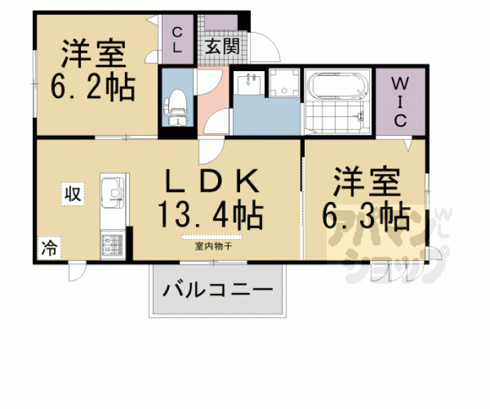 【仮称）Ｄ－ＲＯＯＭ宇治大久保】間取