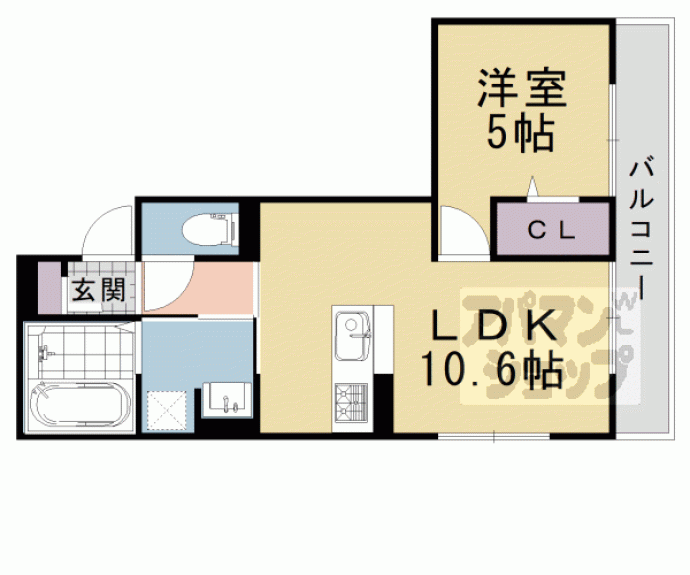 【（仮称）長岡京市開田３丁目ハイツ】間取