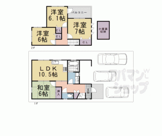 【御陵峰ヶ堂町２丁目貸家（エトワールⅡ）】