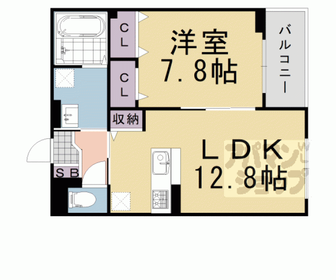 【ヴォワ　ラクテ】間取