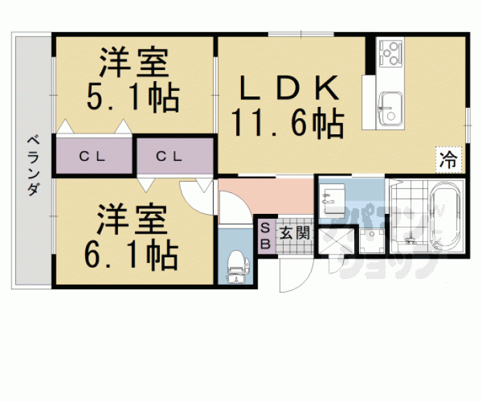 【Ｐｒｅｍｉｅｒ　Ｍａｒｓｅｉ　寺内町】間取