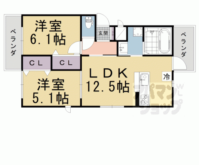 【Ｐｒｅｍｉｅｒ　Ｍａｒｓｅｉ　寺内町】間取