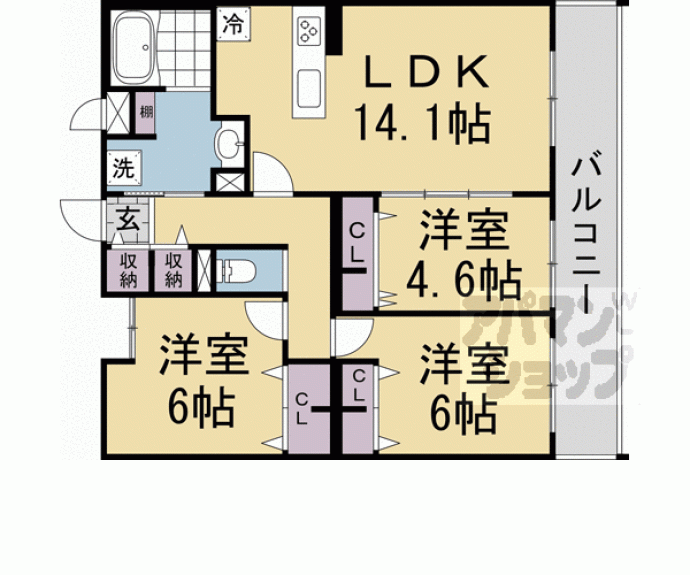 【仮称）上賀茂東上之段町ＰＪ】間取