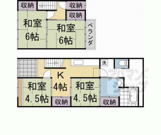 【北白川久保田町６４－３貸家】