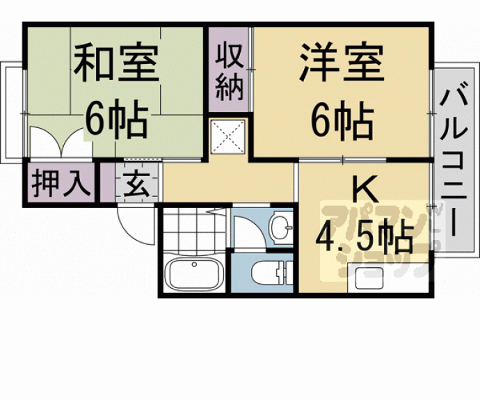 【サンハイツフジタ】間取