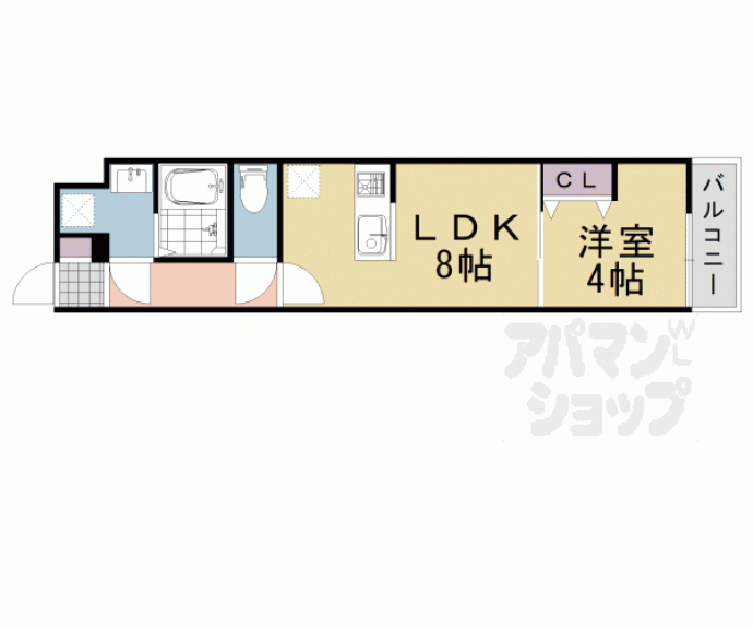 【ＫＲＭ　ＲＥＳＩＤＥＮＣＥ　ＮＡＧＡＯＫＡＴＥＮＪＩＮ】間取