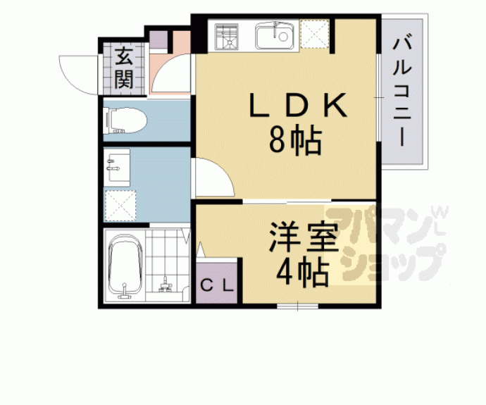 【ＫＲＭ　ＲＥＳＩＤＥＮＣＥ　ＮＡＧＡＯＫＡＴＥＮＪＩＮ】間取