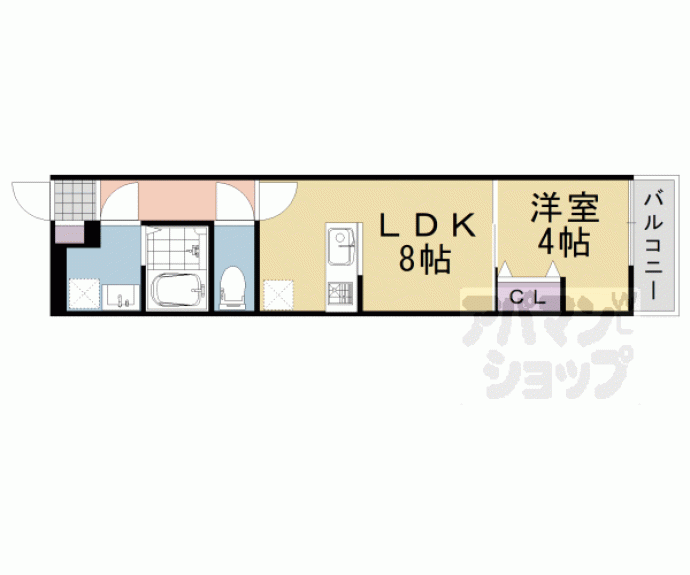 【ＫＲＭ　ＲＥＳＩＤＥＮＣＥ　ＮＡＧＡＯＫＡＴＥＮＪＩＮ】間取