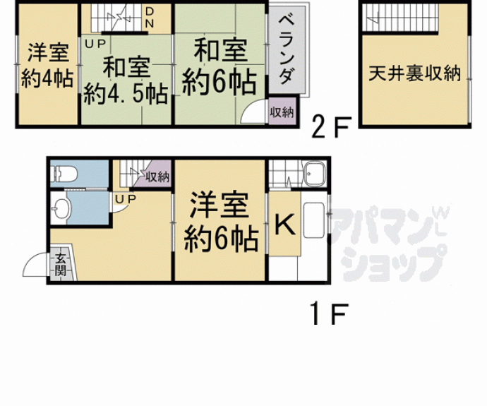 【北区衣笠街道町】間取