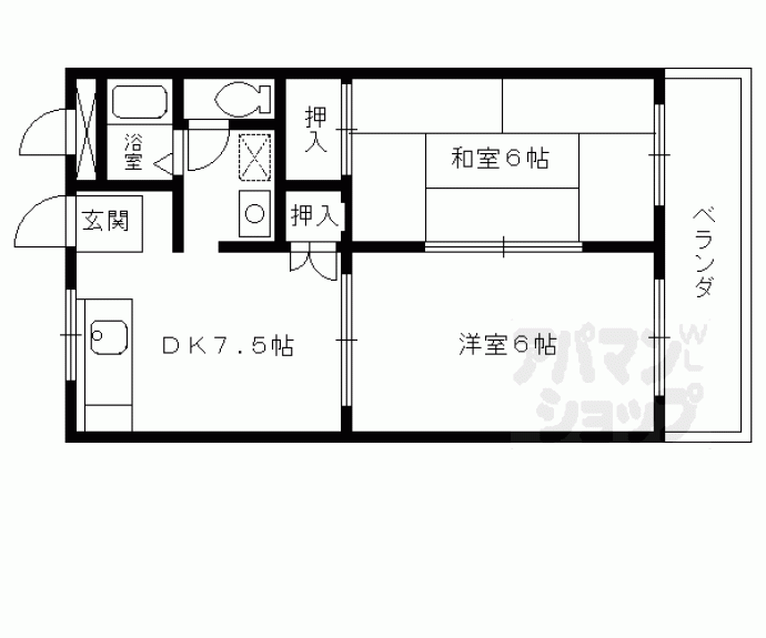 【シティハイツ北村】間取