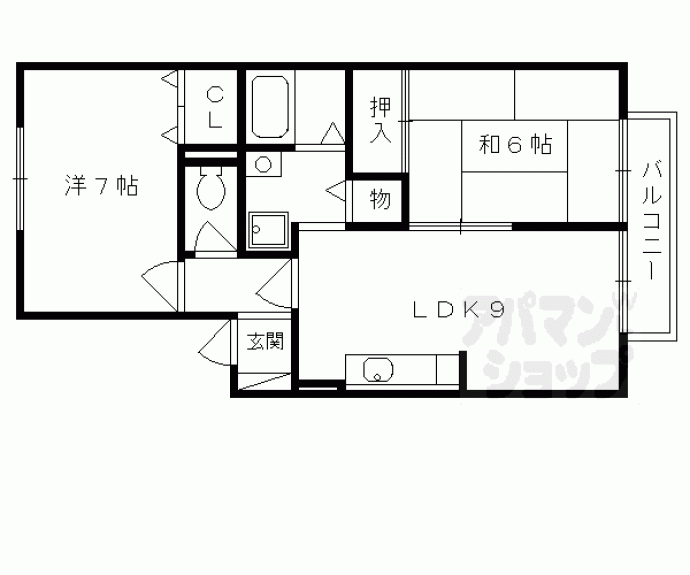 【ハイメッカ岩山】間取