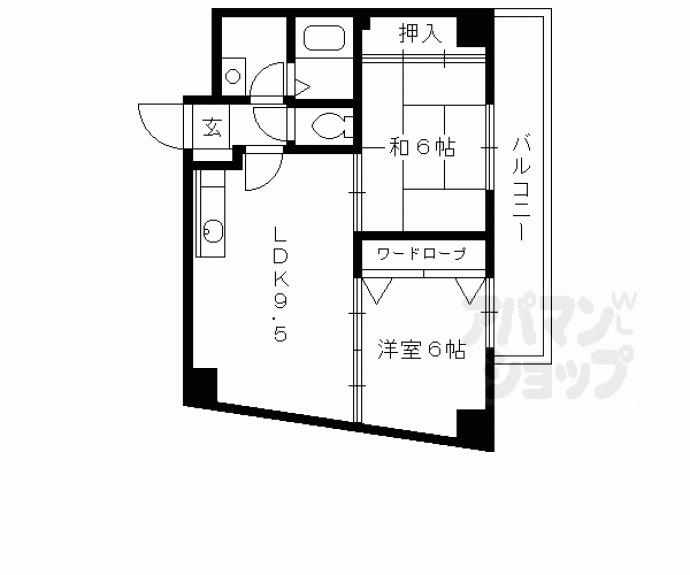 【サンモール松本】間取