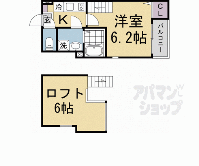 【ベスティア太秦】間取