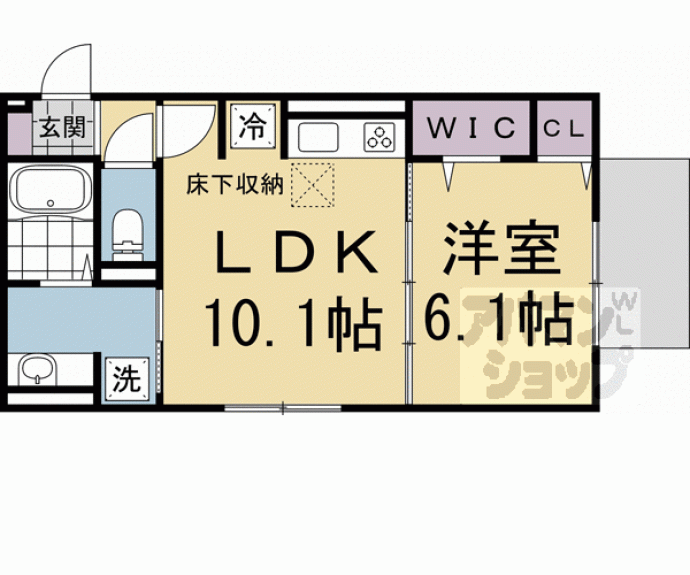 【ヴィダ西京極】間取