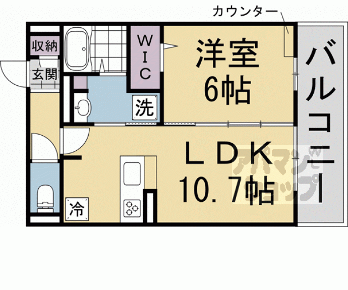 【ヴィダ西京極】間取