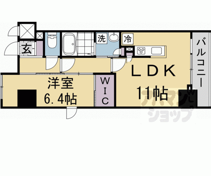 【（仮称）ＴＨＥ　ＲＥＳＩＤＥＮＣＥ　文化庁前】間取