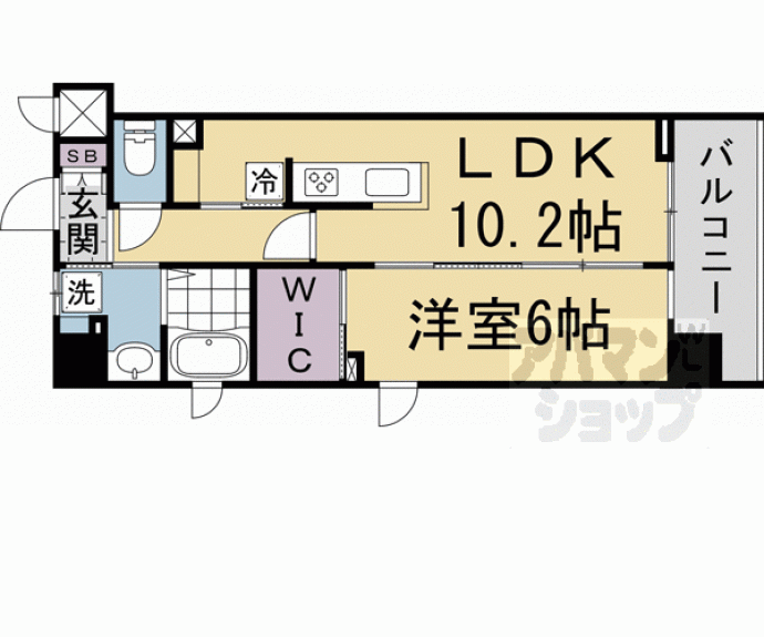 【（仮称）ＴＨＥ　ＲＥＳＩＤＥＮＣＥ　文化庁前】間取