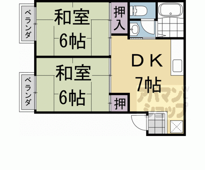 【サンビーム大久保】間取