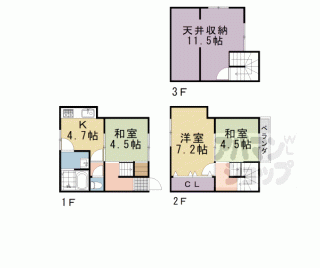 【稲荷町５３６－２貸家】