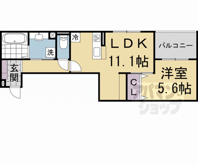 【仮称）Ｄ－ｒｏｏｍ京都市下京区東魚屋町】間取