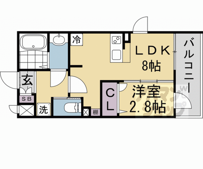 【ファステート京都東福寺パラベル】間取