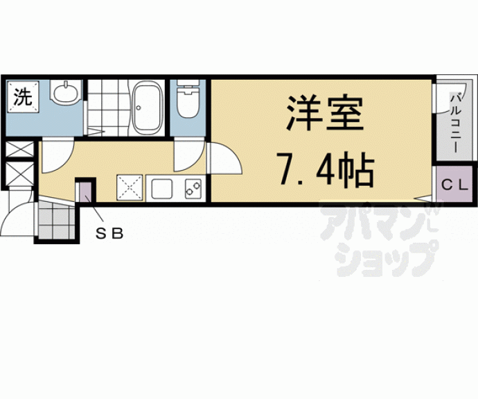 【（仮称）グランデコート烏丸今出川】間取