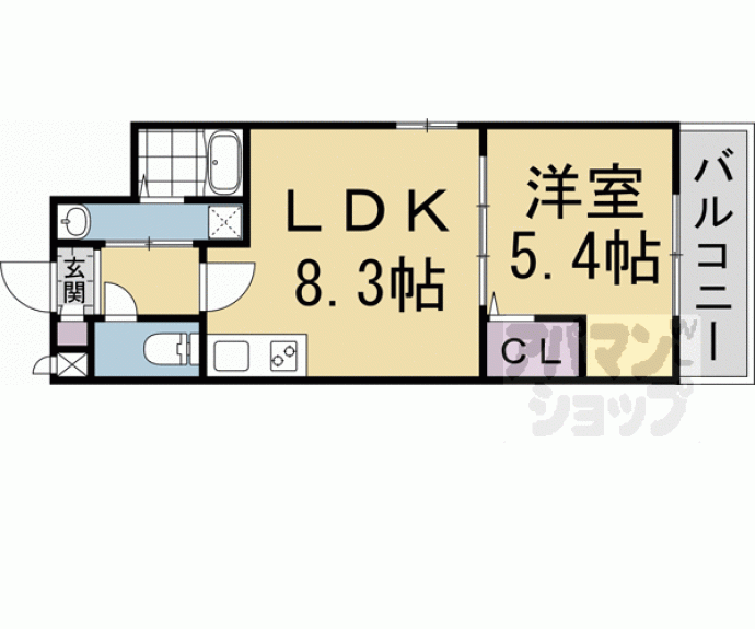 【グラカン冷泉町】間取