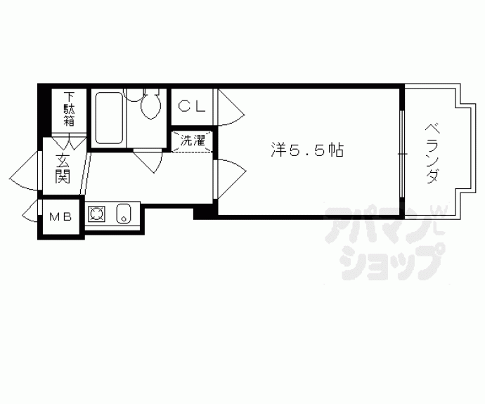 【ホーユウコンフォルト京都伏見】間取