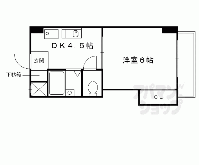 【ハイツ北芳】間取