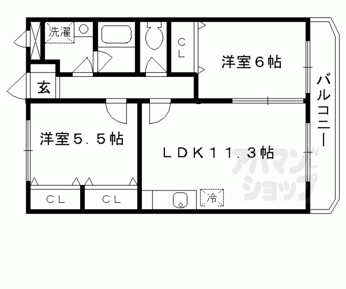 【ミローズコート】間取