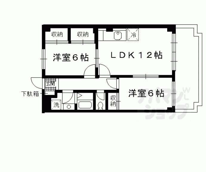 【パールマンション】間取