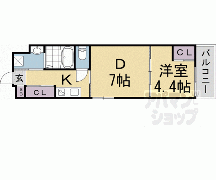 【（仮称）紫竹上緑町マンション】間取