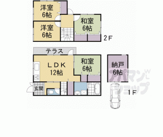 【静市市原町１９１－２貸家】